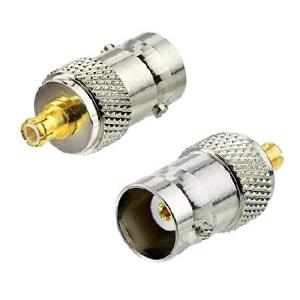 DHT Electronics 2PCS RF coaxial Coax Adapter BNC Female to MCX Male Connector｜inter-trade