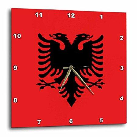 3dRose アルバニア国旗 - 赤地にアルバニアの黒二重頭のイーグル バルカン東ヨーロッパ ワール...