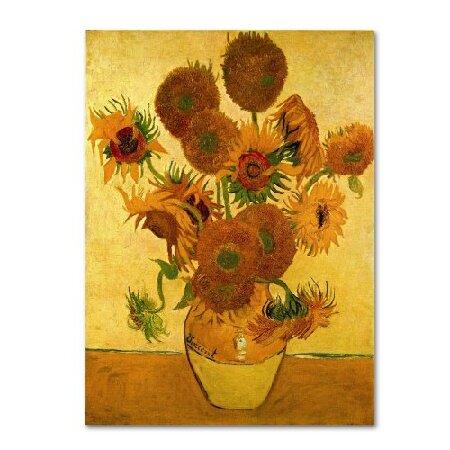 Trademark Fine Art 花瓶 Vincent van Gogh キャンバスウォールアー...