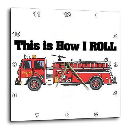 【並行輸入品】 3dRose dpp_102607_2 This is How I Roll Fir...