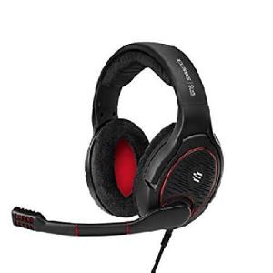 EPOS I Sennheiser GAME ONE Gaming Headset, Open Acoustic, Noise-canceling mic, Flip-To-Mute, XXL plush velvet ear pads, compatible with PC, Mac, Xbox