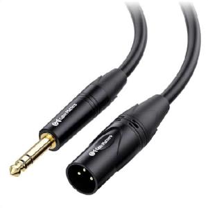 Cable Matters 6.35mm (1/4インチ) TRS - XLR ケーブル(オス - オス) 15 Feet 500014-15｜inter-trade