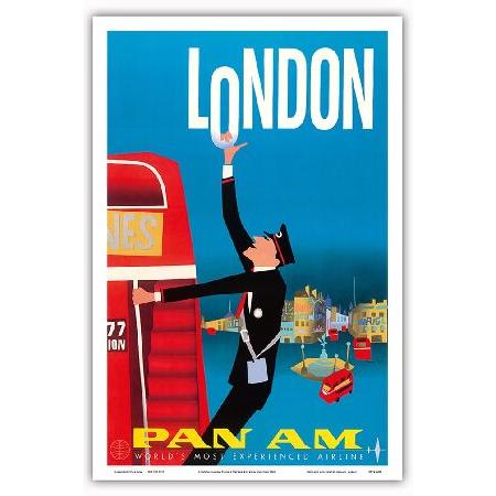 【並行輸入品】 イギリス ロンドン - 二階建てバス。ボブリルとシュウェップス - パン・アメリカン...