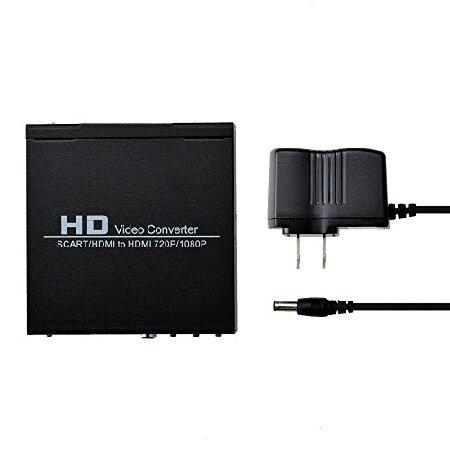 【並行輸入品】 Scart/ Hdmi to HDMI ビデオコンバーターボックス 1080p スケ...