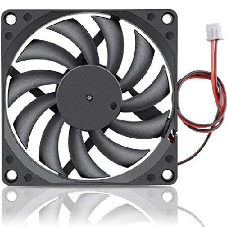 【並行輸入品】 Gdstime 80mm x 80mm x 10mm DC 5V ブラシレス冷却ファ...