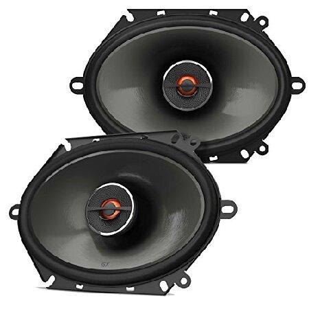 JBL GX862 6インチ X 8インチ 2ウェイ GXシリーズ 同軸カーラウドスピーカー ブラッ...