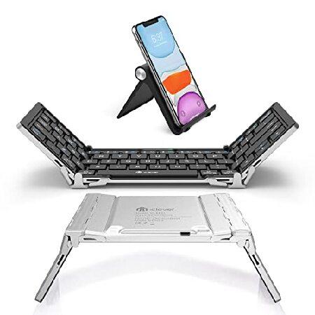 ポータブル折りたたみ式キーボード iClever Portable Folding Keyboard...