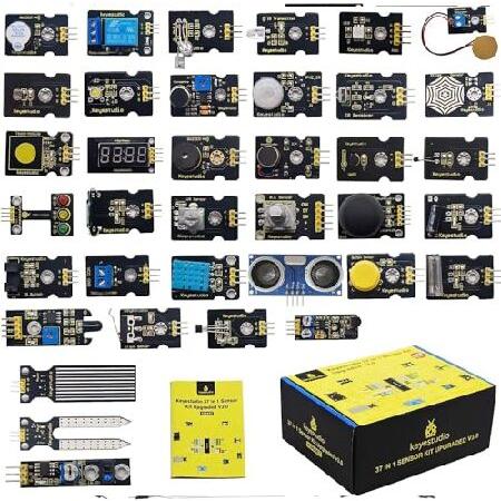 【並行輸入品】 KEYESTUDIO 37 in1センサーキット37センサーモジュール for Ar...