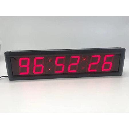 【並行輸入品】 AZOOU 2.3インチ ハイキャラクター LED 壁掛け時計 LED デジタル タ...