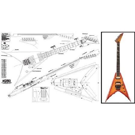 【並行輸入品】 Plan of Jackson King V Electric Guitar - F...