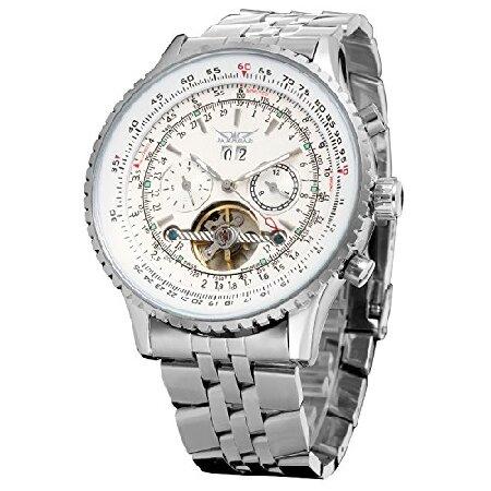 【並行輸入品】 Forsining メンズ 自動巻き 防水 自動巻き ステンレススチール スケルトン...