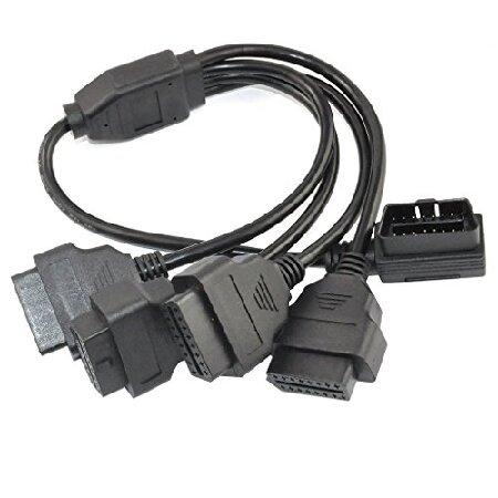 【並行輸入品】 ollgen 1.64フィート50 cm OBD II obd2 16ピン右角度1オ...