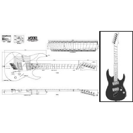 【並行輸入品】 6-String Multiscale Electric Guitar Plan -...