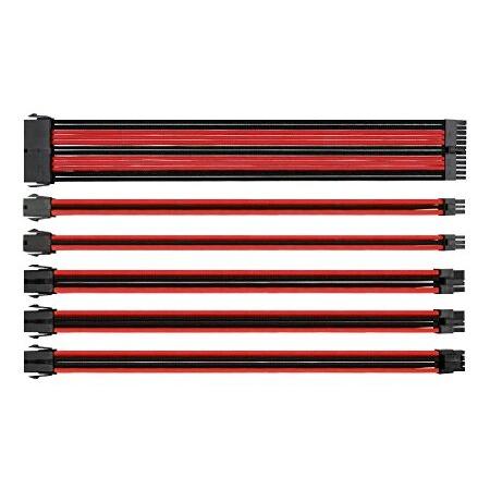 【並行輸入品】 TtMod Sleeved Ext Cbl Kit Red