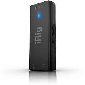【並行輸入品】 IK Multimedia iRig HD 2 guitar audio interface for iPhone, iPad, Mac, iOS and PC with USB-C, Lightning and USB cables and 24-bit, 96
