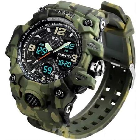 【並行輸入品】 SKMEI 1155 LED およびポインターディスプレイ 50M 多機能防水カレン...