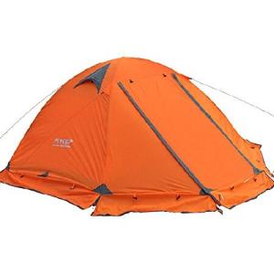 Flytop 4-season 2-person Waterproof Dome Backpacking Tent For Camping Hiking Travel Climbing - Easy Set Up (Orange) 141［並行輸入］｜inter-trade