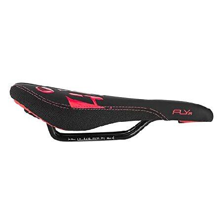【並行輸入品】 SDGコンポーネントFly Jrサドルスチールレール - BLK / RED