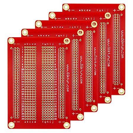 【並行輸入品】 Gikfun はんだ付け可能 ブレッドボード 金メッキ仕上げ プロトボード PCB ...