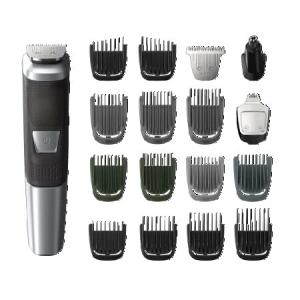 Philips Norelco Multigroomer All-in-One Trimmer Series 5000, 18 Piece Mens Grooming Kit, for Beard Face, Hair, Body Hair Trimmer for Men, No Blade Oil｜inter-trade