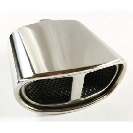 【並行輸入品】 Exhaust Tip 2.25&quot; Inlet 5.50 X 3.00&quot; High ...