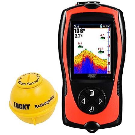【並行輸入品】 LUCKY Portable Fish Finder Transducer Sona...