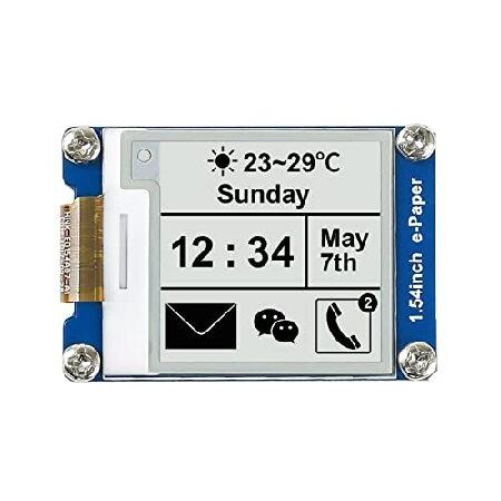 【並行輸入品】 Waveshare1.54インチ E-Ink ディスプレイモジュール Raspber...