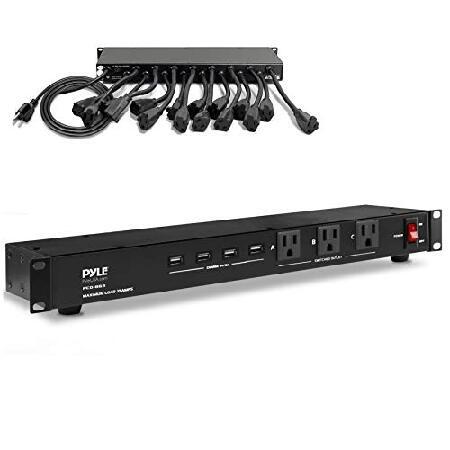 【並行輸入品】 Pyle 19 Outlet 1U 19" Rackmount PDU Power ...