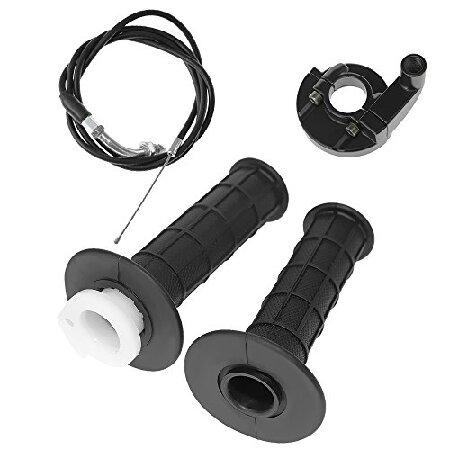 【並行輸入品】 7/8インチ ツイスト スロットル ハンドル グリップケーブル ダートバイク クワッ...