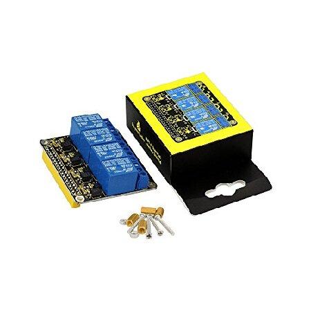 【並行輸入品】 KEYESTUDIO DC 5V 4チャンネル リレーシールドモジュール 拡張ボード...