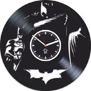 Kovides Dark Knight Returns Arkham Gotham City Hero Vinyl Record Best Gift for Him Vinyl Wall Clock Home Decor