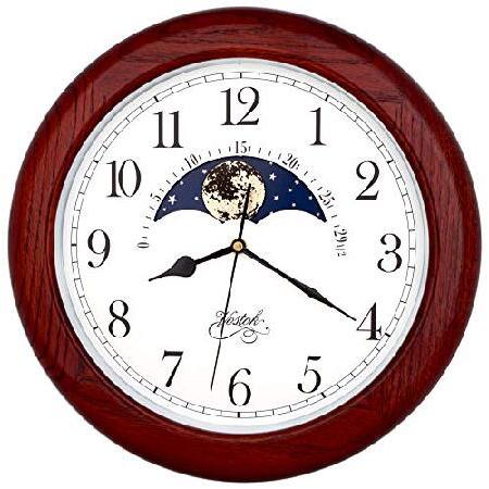 【並行輸入品】 JUSTIME ムーンフェイズ かけ時計 大きい時計 壁掛け 静音 時計 掛け時計 ...