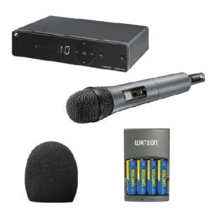 Sennheiser XSW 1-825-A UHF Vocal Set with e825 Dynamic Microphone (A: 548 to 572 MHz) With Microphone Accessory Kitの商品画像