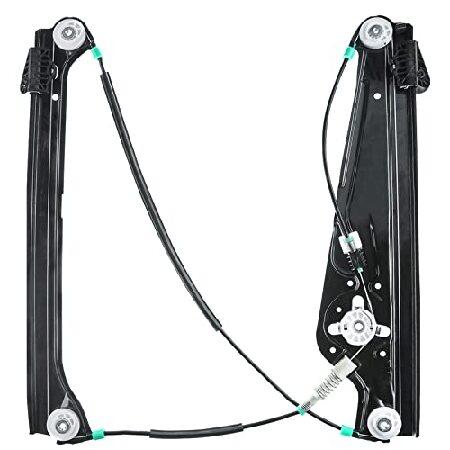 【並行輸入品】 A-Premium パワーウィンドウレギュレーター モーターなし 交換用 BMW E...