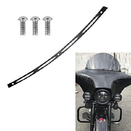 【並行輸入品】 4スロットトラック光沢バットウィング フェアリング フロントガラス ウィンドスクリー...