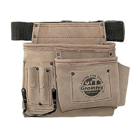 【並行輸入品】 Graintex SS2179 5 ポケットネイル＆ツールポーチ ベルト付き