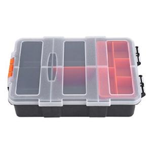 並行輸入品】 Plano 136330 3段トレー付工具箱 グレー 深 : インター