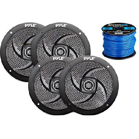 【並行輸入品】 Pyle Marine 5.25インチ 2ウェイ ロープロファイル スリムスタイル ...