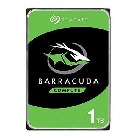 Seagate 1 TB BarraCuda 3.5インチ内蔵ハードドライブ（7200 RPM、64...