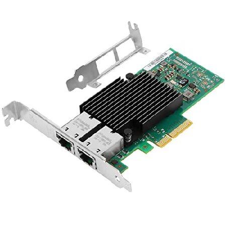 【並行輸入品】 Vogzone インテル X550-T2 10Gb NIC ネットワークカード 銅製...