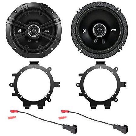 【並行輸入品】 Kicker 6.5インチ 240ワット 2ウェイ 4オーム カーオーディオ 同軸ス...