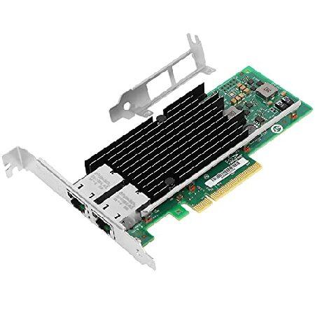 【並行輸入品】 10Gb PCI-E X8 イーサネット変換ネットワークカード Intel X540...