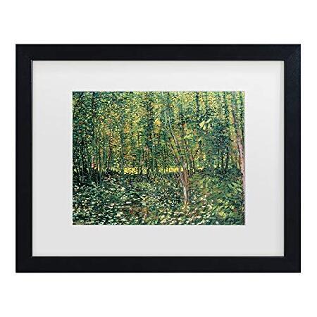 Trademark Fine Art Trees and Undergrowth, 1887 by ...