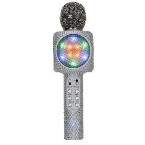 Wireless Express - Sing-Along Bling Bluetooth Karaoke Microphone and Bluetooth Stereo Speaker All-in-One … (Bling)の商品画像