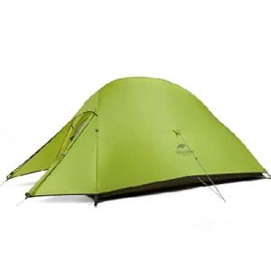 Naturehike テント 2人用 アウトドア 二重層 自立式 超軽量 4シーズン 防風防水 PU3000/4000 キャンピング プロフェッショナルテント CloudUp2アップグレード版｜inter-trade