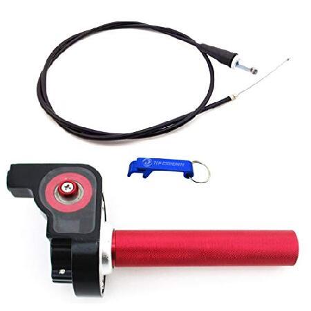 【並行輸入品】 TC-Motor 1/4ターン 7/8インチ 22mm アルミ ツイスト ハンドル ...