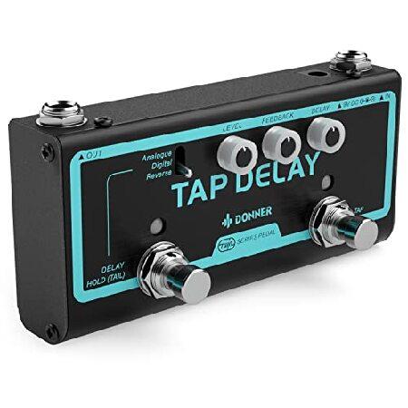 【並行輸入品】 Donner ディレイエフェクター ギターペダル Tap Delay