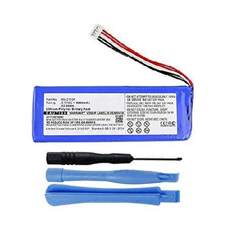 6000mAh P5542100-P 5542110P 交換用バッテリー JBL Pulse 2 防...