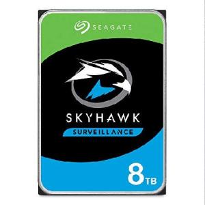 SEAGATE Skyhawk 8TB Surveillance Hard SATA 6Gb/s 256MB Cache 3.5-Inch Internal Drive-Frustration Free Packaging (ST8000VX0022)｜inter-trade