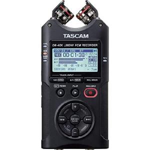 Tascam DR-40X Four Track Handheld Recorder and USB Interface,Black